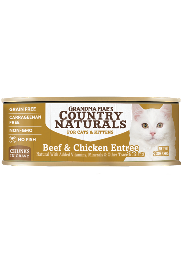 Grandma Mae s Country Naturals Beef Chicken Chunks in Gravy