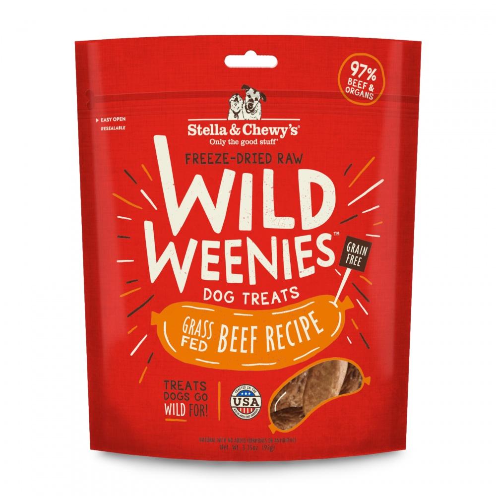 Stella Chewy s Wild Weenies Grain Free Beef Recipe Freeze Dried