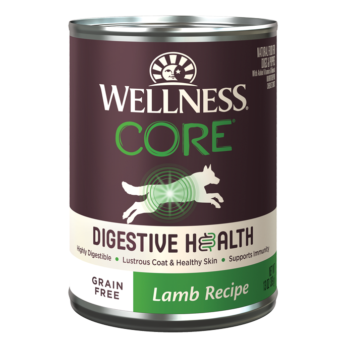 Wellness CORE Digestive Health Grain Free Lamb Recipe Dog Food 13 oz Monroe MI Scally Waggs Pet Supplies