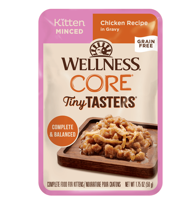 Wellness CORE Tiny Tasters Kitten Minced Chicken Wet Food
