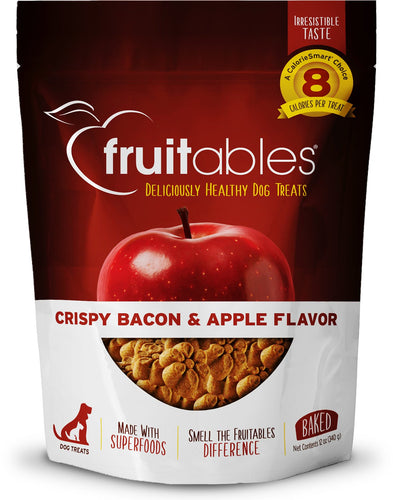 Fruitables Healthy Dog Treats: Crispy Bacon & Apple (12 Oz.)