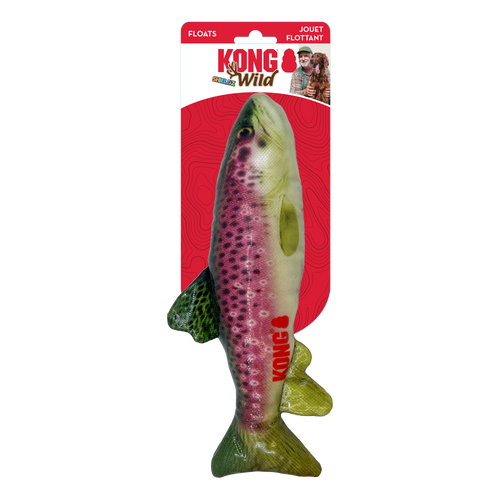 KONG Wild Shieldz Trout Dog Toy