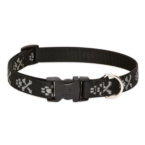 Lupine Pet Original Designs Dog Collar (3/4 Wide X 13-22 Bling Bonz)