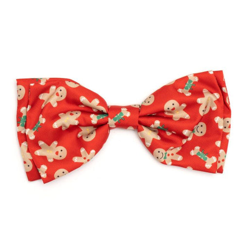 The Worthy Dog Gingerbread Bones Bow Tie (Small)