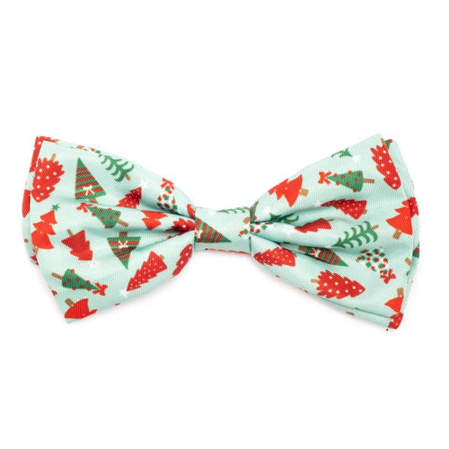 The Worthy Dog Holiday Trees Bow Tie