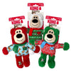 KONG Christmas Holiday Wild Knots Bear Dog Toy (Medium/Large)