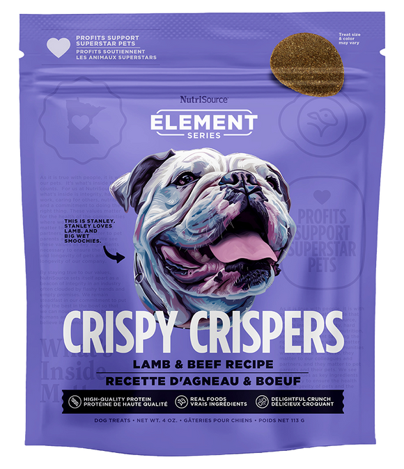 NutriSource Lamb & Beef Crispy Crispers Dog Treats