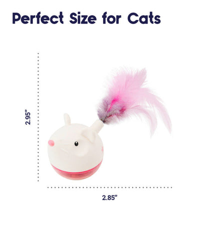 Petstages Hunt 'N Swat Treat Tumbler Cat Toy (Pink)