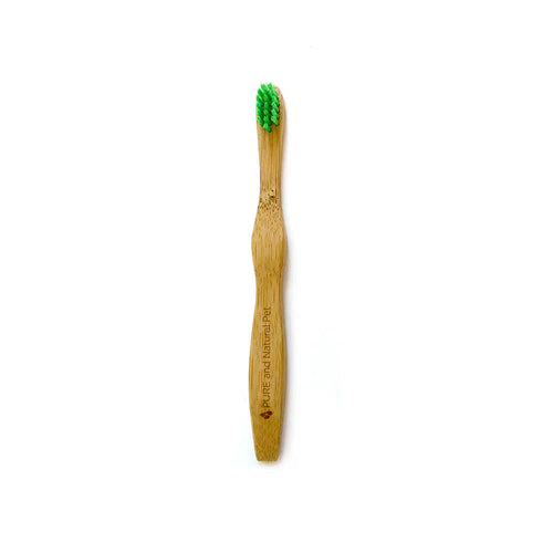 Pure and Natural Pet Bamboo Toothbrush for Small Dogs - Organic Dental Solutions®