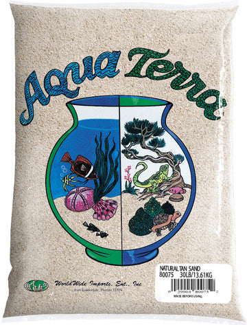 Nature's Ocean Aqua Terra Aquarium Sand Color-Coated Sand & Gravel (5 lb, Black)