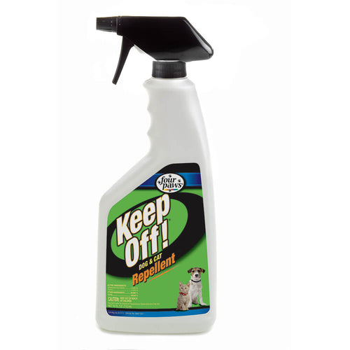 Four Paws Keep Off Dog Cat Repellent Spray for Indoors Outdoors