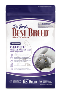 Dr. Gary's Best Breed Grain Free Cat Diet Chicken, Whitefish & Vegetables