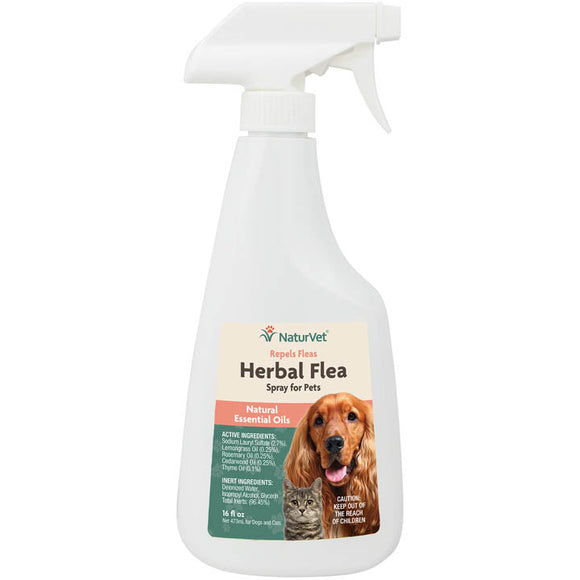 NaturVet Herbal Flea Spray for Pets