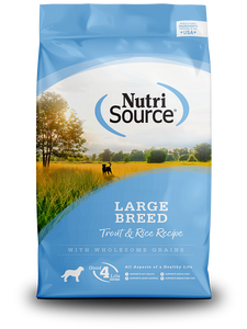 NutriSource Large Breed Trout & Rice Recipe Dog Food