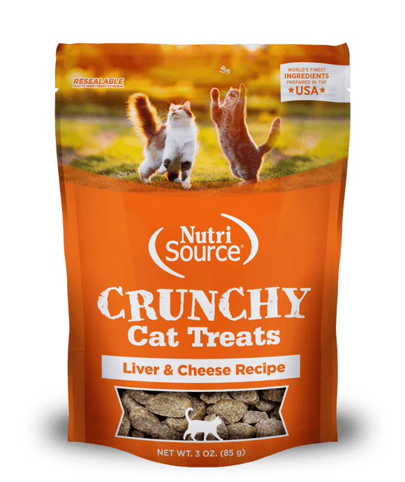 NutriSource® Crunchy Cat Liver & Cheese Treats (3 Oz)