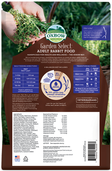 Oxbow adult clearance