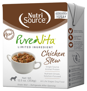 NutriSource® PureVita™ Chicken Stew Limited Ingredient Wet Dog Food