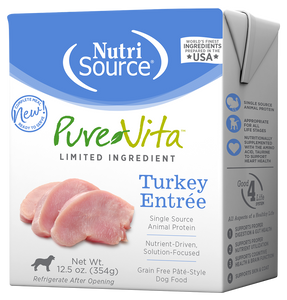NutriSource® PureVita™ Limited Ingredient Grain Free Turkey Entree