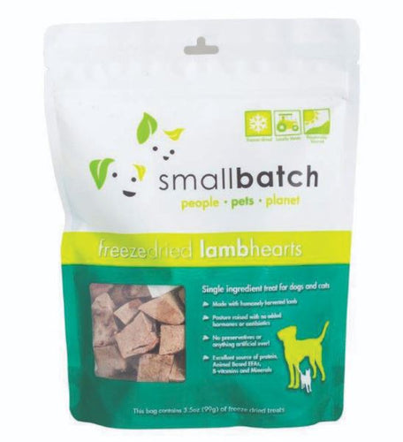 Small Batch Freezedried Lamb Hearts (3.5 oz)