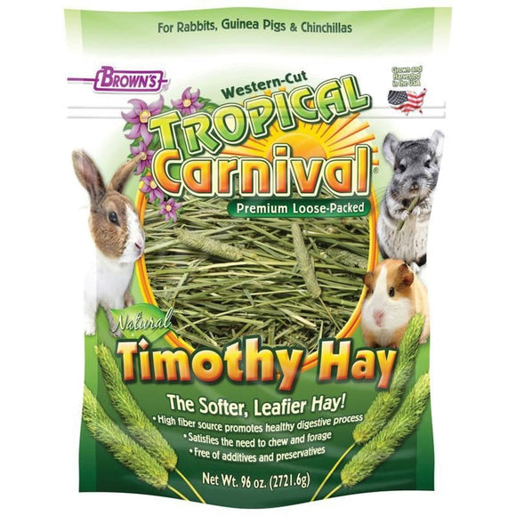 TROPICAL CARNIVAL NATURAL TIMOTHY HAY