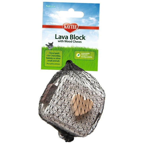 Kaytee Lava Block with Wood Chews Kaytee Lava Block with Wood Chews