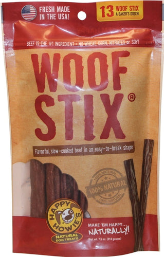 Happy Howie's 6 Inch Beef Woof Stix (13-pack)