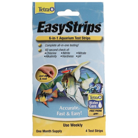 TETRA EASYSTRIPS 6 IN 1 AQUARIUM TEST STRIPS